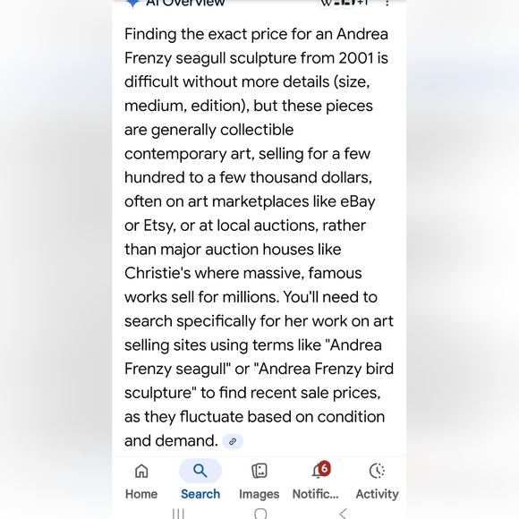 ANDREA SCULPTURE - Picture 8 of 8